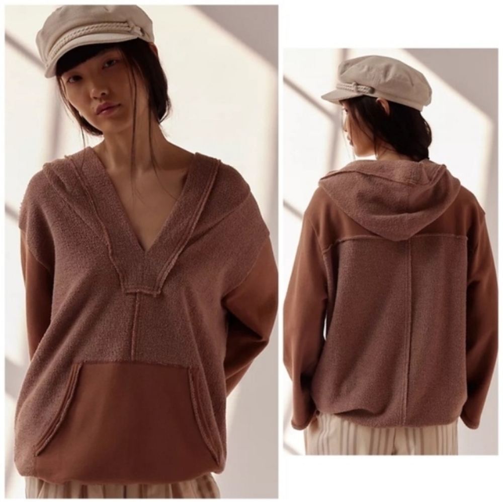New Without Tag Free People RAVEN Pullover Hoodie